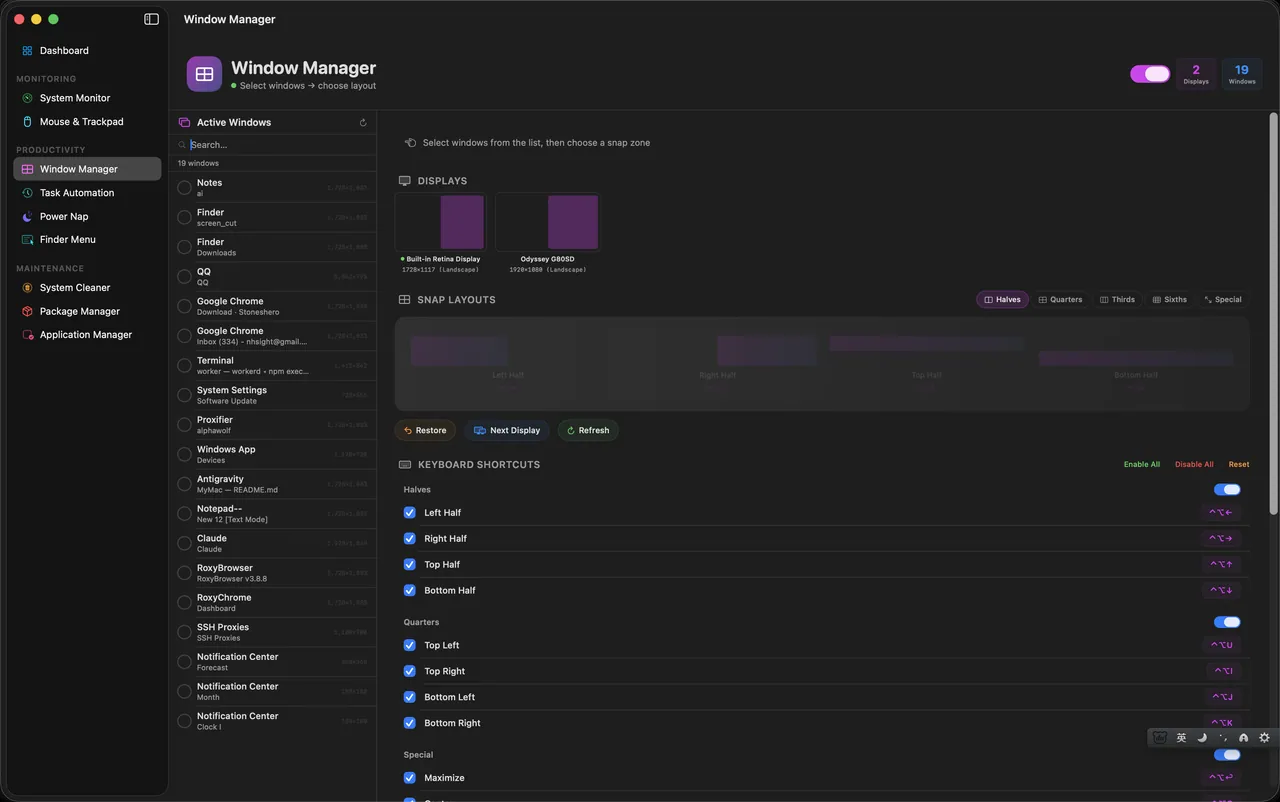 Window Manager in MyMac